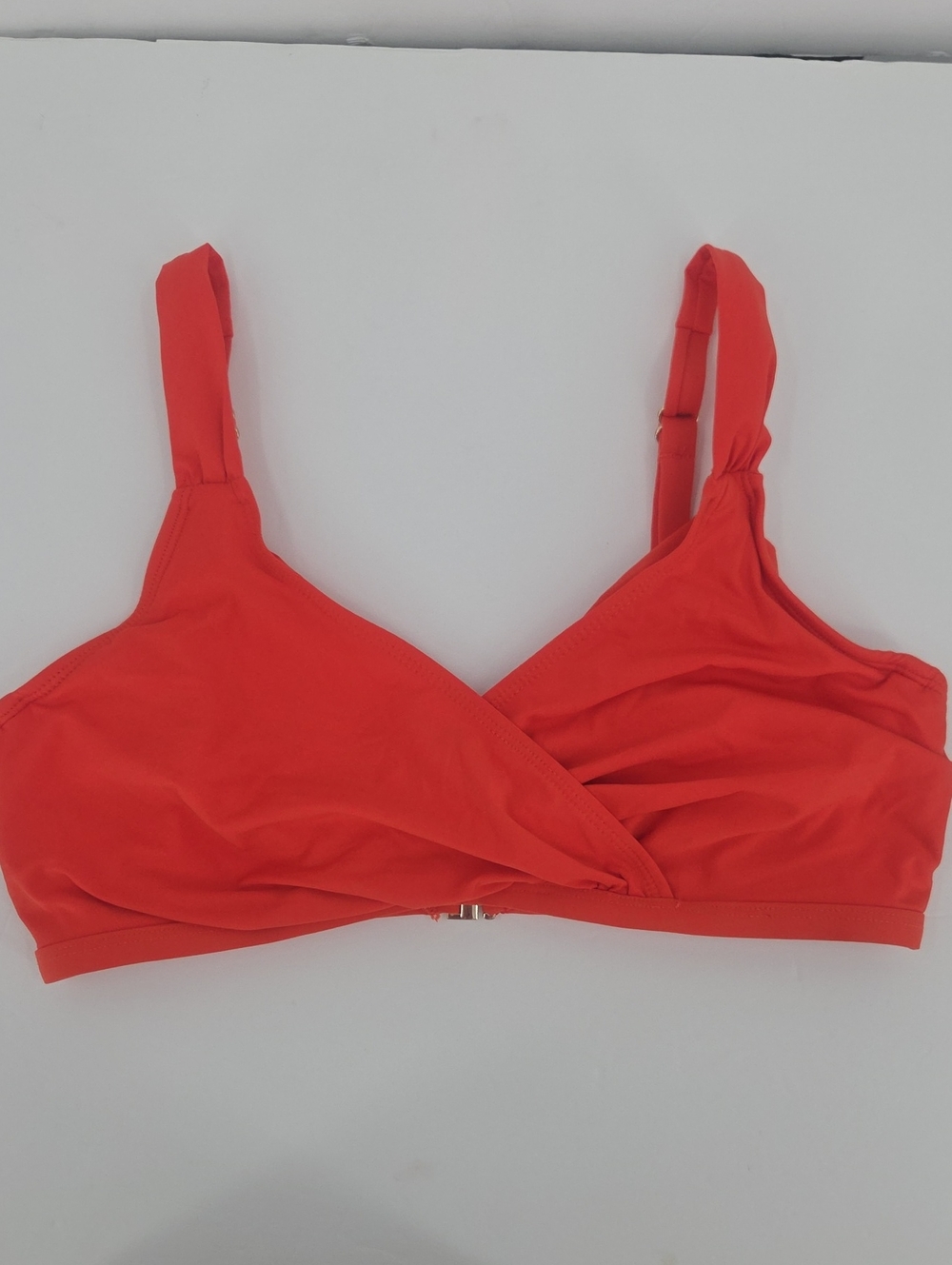 Anne Cole Red Wireless Wrap Swim Bralette